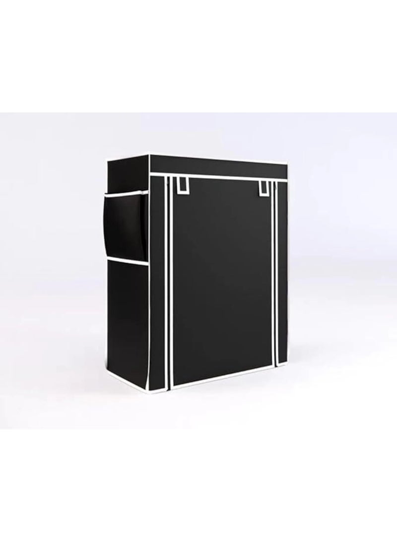 eBasket 5-Tier Shoe Rack, Shoe Closet Organizer (Black) - Image 4
