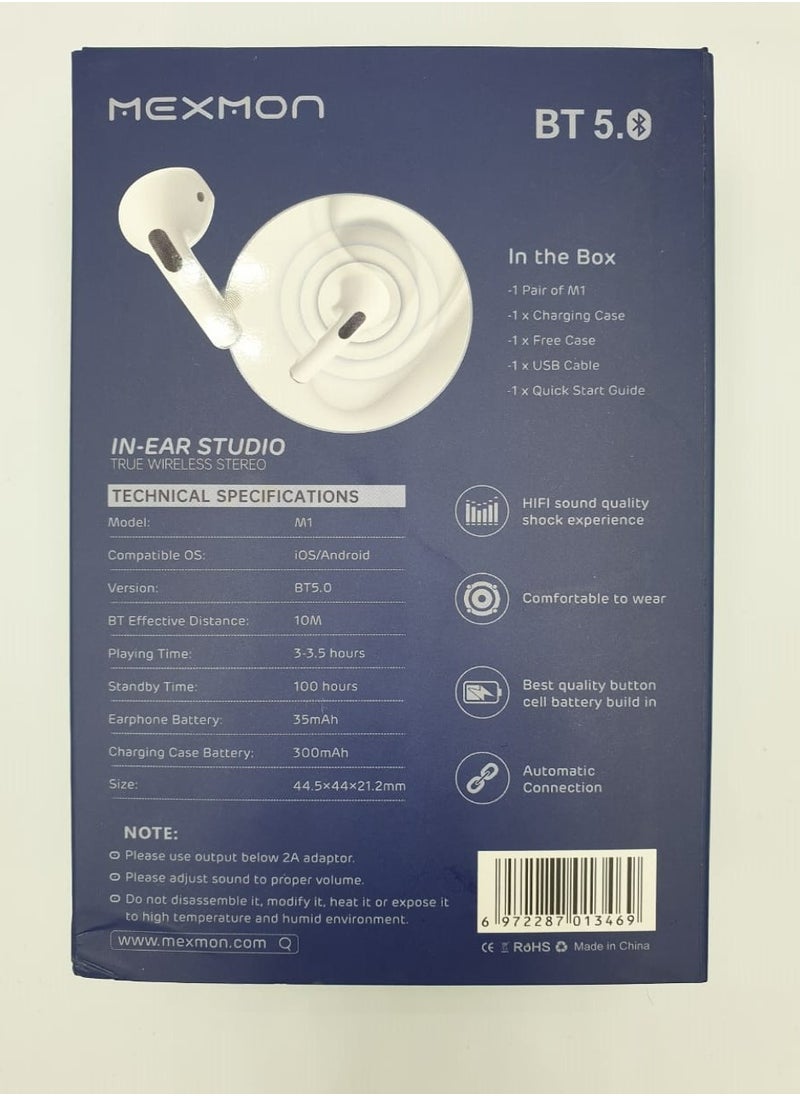 MEXMON - MEXMON - In-Ear studio M1 - True wireless stereo - Free case - Image 1