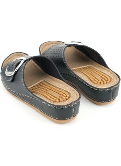 Gezer Women's Summer Massage Sole Single Buckle Adjustable High Heel Casual Slippers  - Image 4