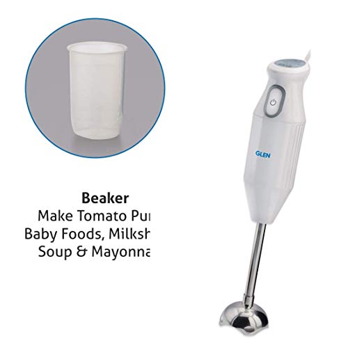 Glen Stainless Steel Sa 4049 200 Watts Hand Blender (White) - Image 2