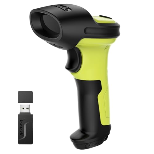Inateck 2D Barcode Scanner, Wireless Bluetooth QR Code Scanner with AI APP & SDK, 180-Day Battery Life, Fast & Accurate Scanning, Compatible with iOS/Android/Windows - Image 1