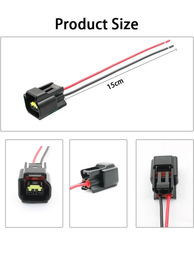 GMORO 8PCS Modular Ignition Coil Female Connector Plug Wire Harness Pigtail Fits for 4.6L 5.4L 6.8L Ford F150 F250 F350 Super Duty Mustang Explorer Expedition Crown Victoria - Image 4