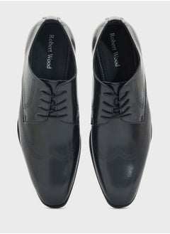 Robert Wood Wing Cap Design Formal Lace Ups  - Image 4