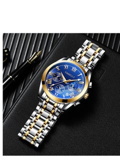 6602G Roman - Gold Case Blue Dial Gold Strap