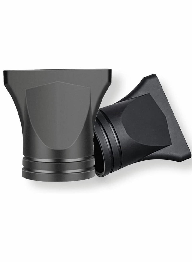 SYOSI قطعتان من ملحقات مجفف الشعر، فوهة منفاخ بلاستيكية عالمية تحل محل أداة تصفيف الشعر الاحترافية في صالونات التجميل لصالونات تصفيف الشعر المسطحة فقط للقطر الخارجي 4.2 سم إلى 4.6 سم - Image 1