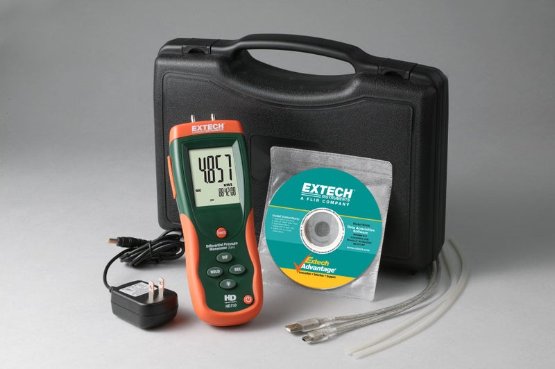 Extech HD750 Differential Pressure Manometer - 5PSI - Image 2