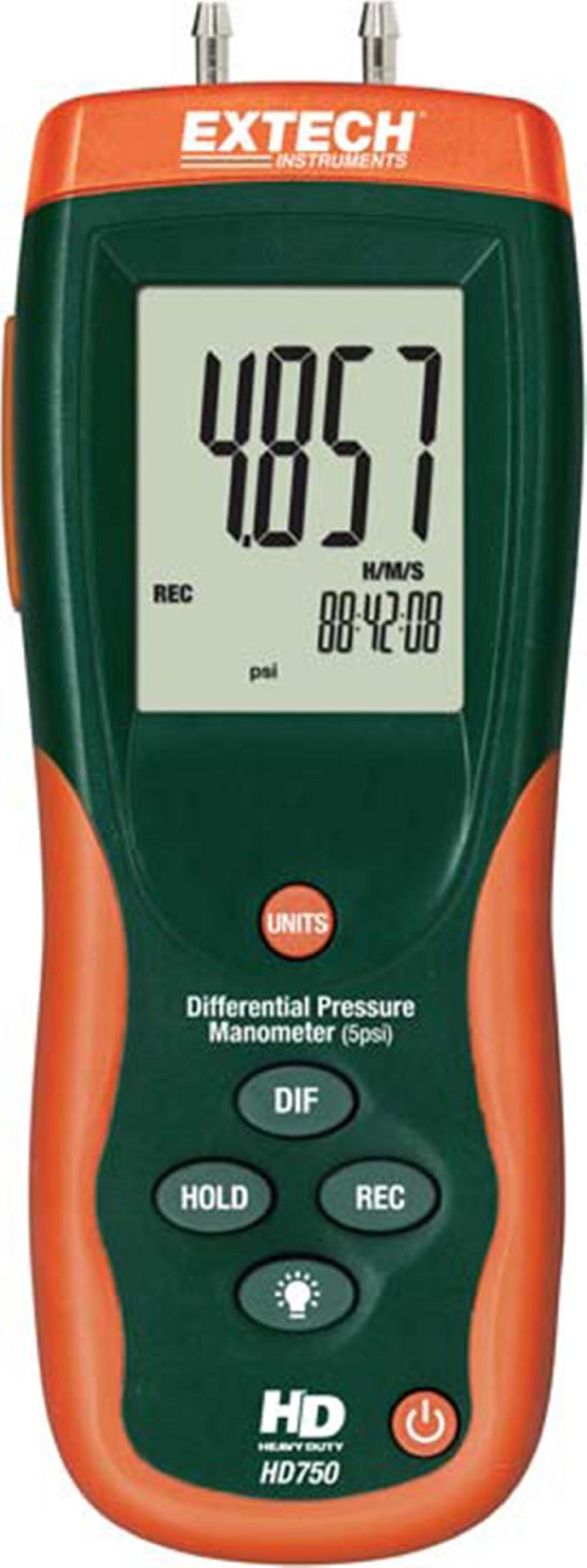 Extech HD750 Differential Pressure Manometer - 5PSI - Image 3