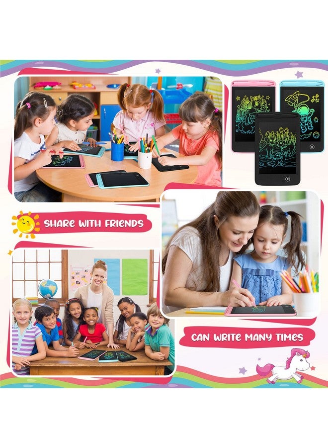 Zhehao 20 Pcs LCD Writing Tablet for Kids 6.5 Inch Colorful Doodle Board LCD Writing Board Kids Portable Electronic Drawing Board Erasable Drawing Pad Reusable Writing Pad for Kid (Black, Blue, Pink) - Image 3