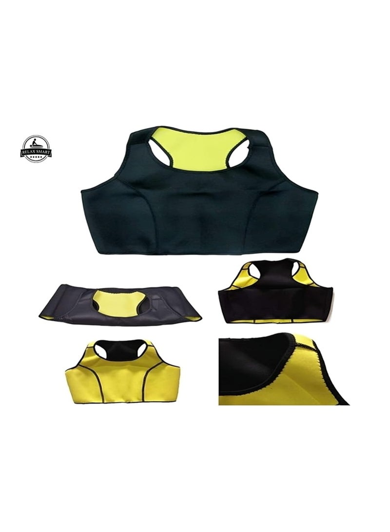 Relax Smart Women’s Sports Bra Trainer Vest – Neoprene Body Shaper Sauna Vest for Yoga, Workout, Fitness, and Weight Loss - Image 3