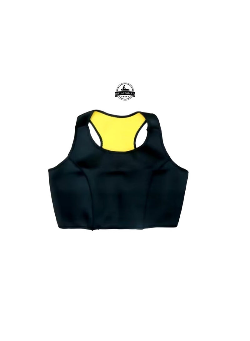 Relax Smart Women’s Sports Bra Trainer Vest – Neoprene Body Shaper Sauna Vest for Yoga, Workout, Fitness, and Weight Loss - Image 2