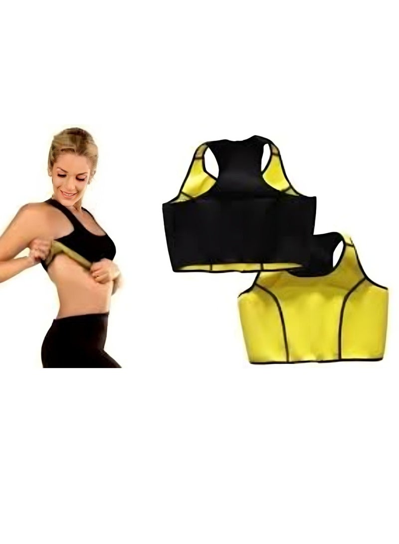 Relax Smart Women’s Sports Bra Trainer Vest – Neoprene Body Shaper Sauna Vest for Yoga, Workout, Fitness, and Weight Loss - Image 1
