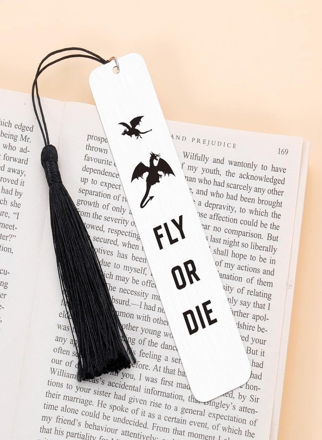KINMES Dragon Bookmark, Dark Romance Merch Book Lover Gifts for Reading Women Bookish Nerd Fans of Fantasy Book, Dragon Bookmark, Wing Merchandise, Christmas Valentines Day Birthday Book Club Gifts - Image 3