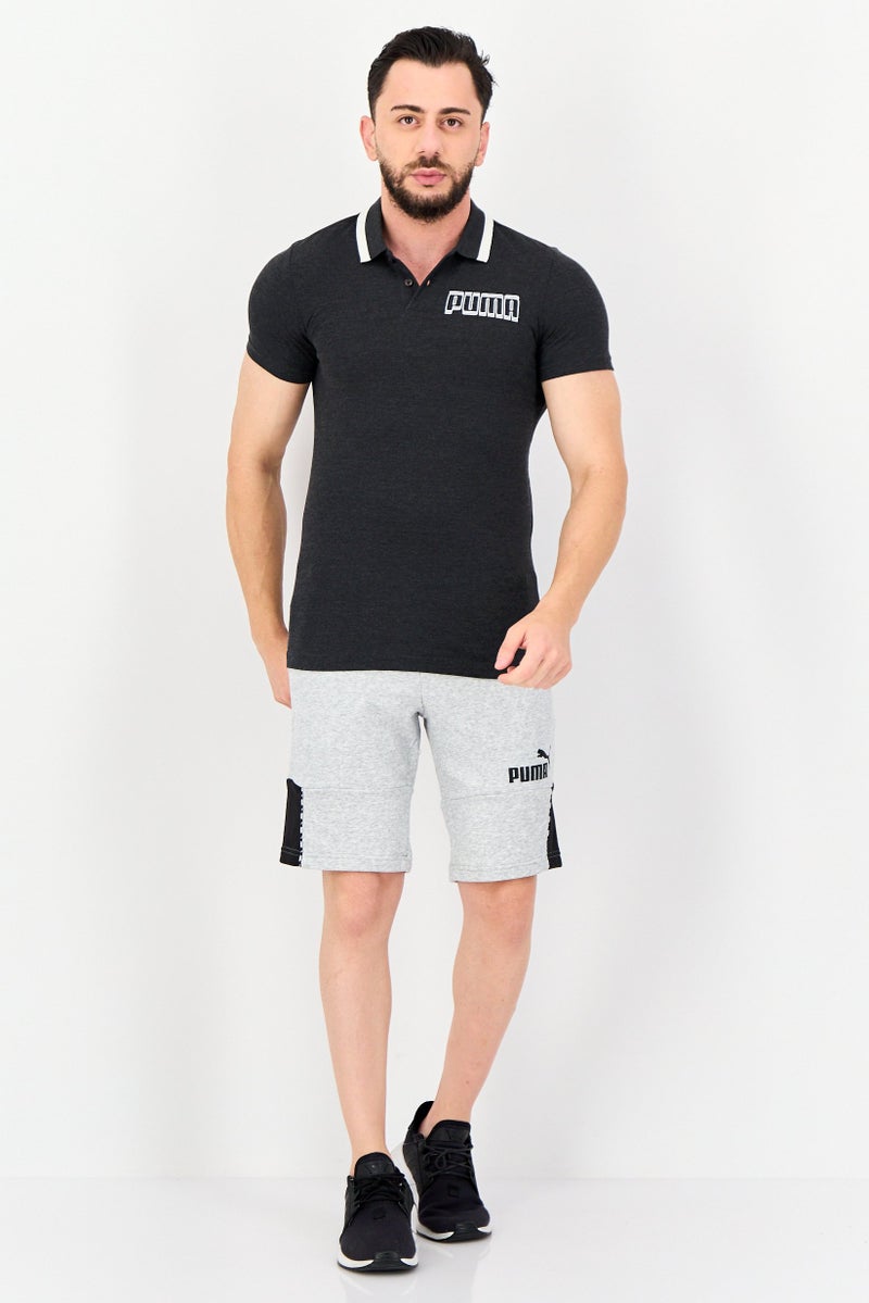 PUMA Men Sportswear Fit Short Sleeve Outdoor Polo, Dark Grey - Image 4