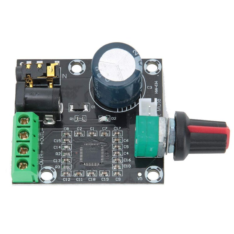 لوحة مكبر الصوت الرقمي PAM8610 15W قناة مزدوجة تيار مستمر 12V صوت عالي واضح مدمج - Image 2