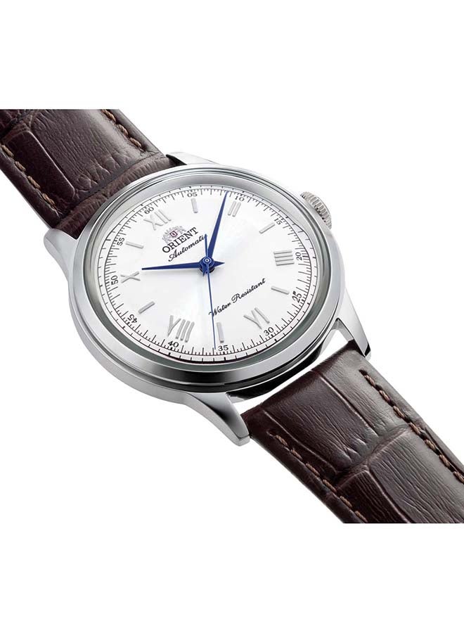 ORIENT Unisex ORIENT Classic BB00 Bambino 38 Roman RA-BB0002S - Leather Unisex Mechanical 3 hands - Image 3
