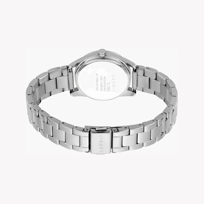 ESPRIT Women's Silver Stainless Steel Watch, Black Dial|ES1L195M0075 - Image 3