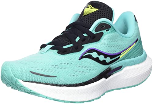 Saucony Womens Triumph 19 Running Shoe Cool MintAcid 6 - Image 1
