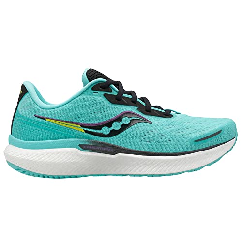 Saucony Womens Triumph 19 Running Shoe Cool MintAcid 6 - Image 3