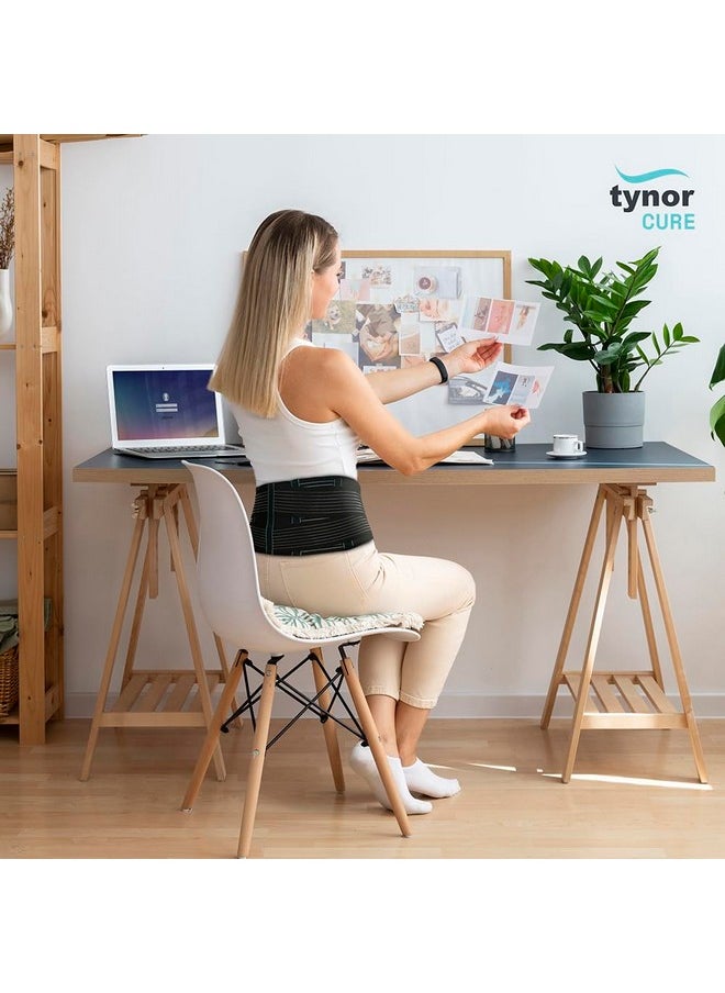 Tynor - TYNOR Back Support Belt, Black, Large, 1 Unit - Image 1