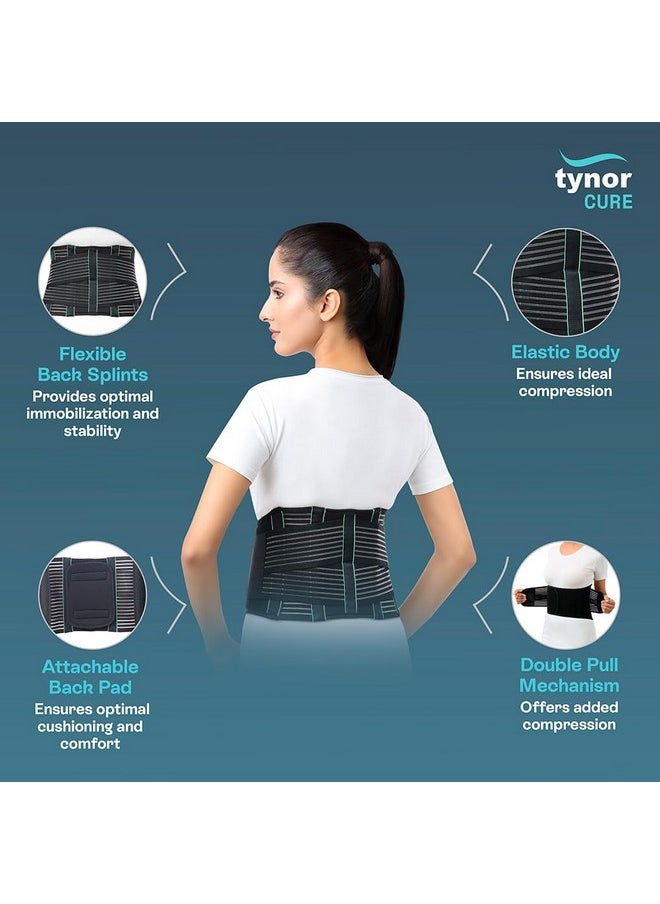 Tynor - TYNOR Back Support Belt, Black, Large, 1 Unit - Image 1