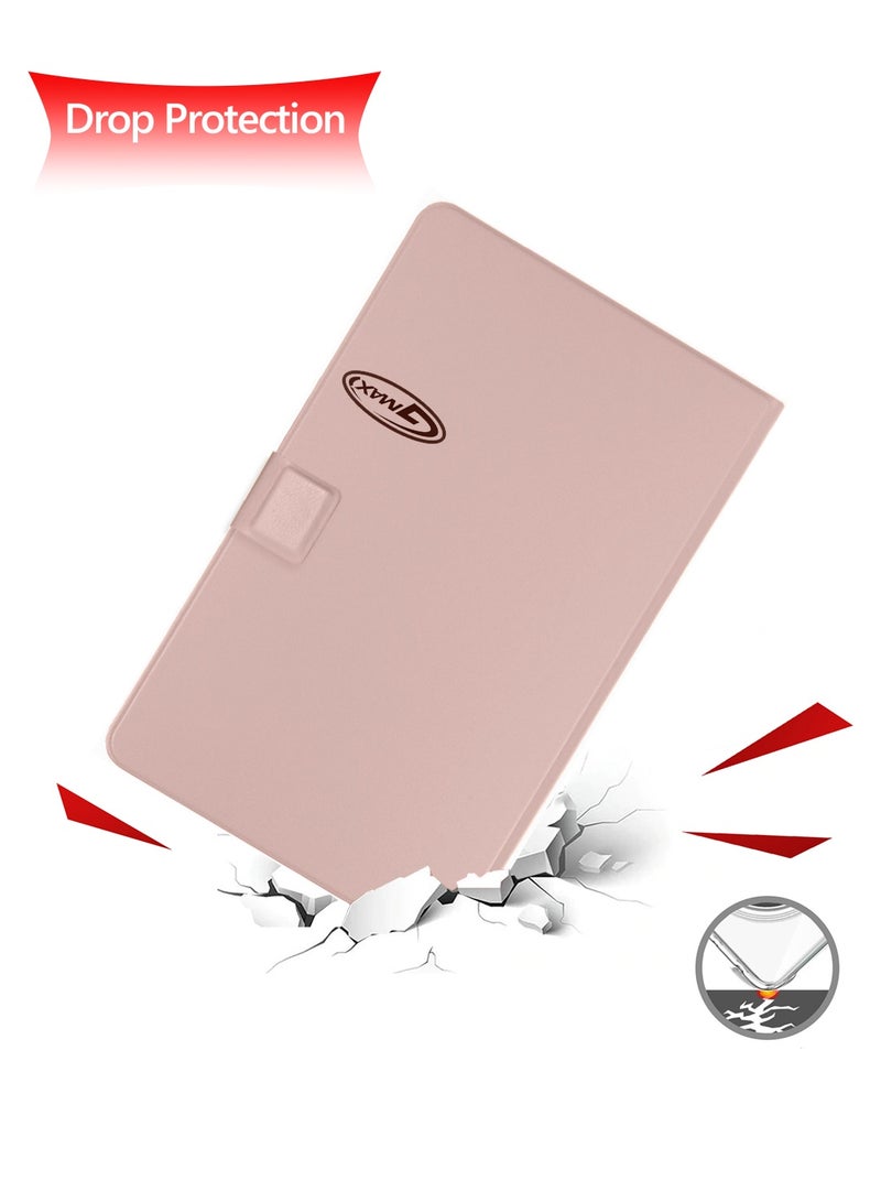 جيماكس غطاء حماية Honor Pad X7 2025 (8.7 بوصة) من جلد PU بقفل مغناطيسي (TCFPSR) - ذهبي وردي - Image 4