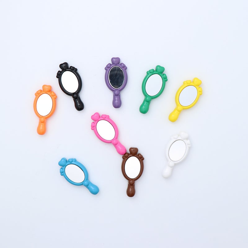 Acrylic Bright Oil Accessories Cartoon Mirror Magic Mirror Vertical Hole Diy Stationery Wearable Pen Case Phone Case Headdress Bracelet - Image 3
