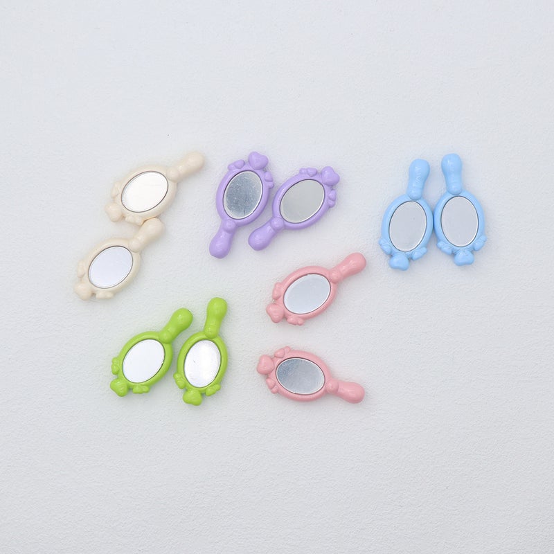 Acrylic Bright Oil Accessories Cartoon Mirror Magic Mirror Vertical Hole Diy Stationery Wearable Pen Case Phone Case Headdress Bracelet - Image 4