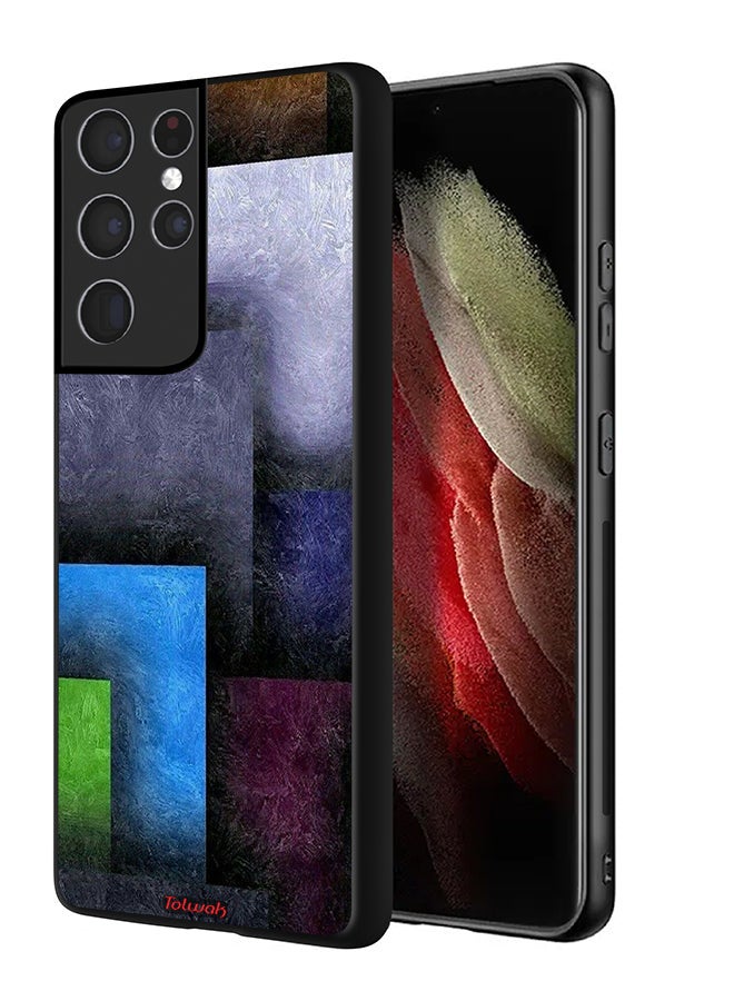 Tolwak Samsung Galaxy S21 Ultra 5G Protective Case Cover Pattern - Image 1