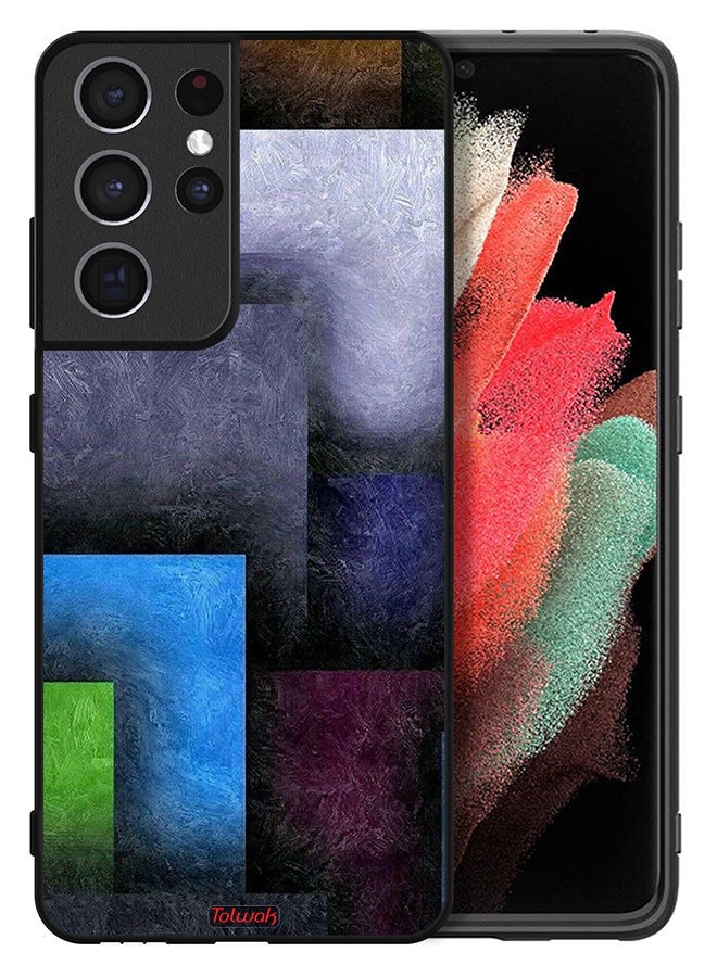 Tolwak Samsung Galaxy S21 Ultra 5G Protective Case Cover Pattern - Image 2