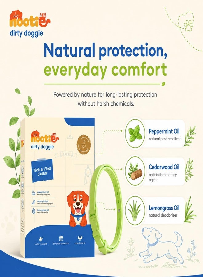 Nootie Dirty Doggie Tick & Flea Collar with Natural Essential Oils - Image 4