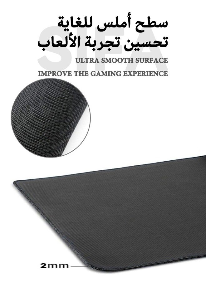 Generic - Cartoon Hello Kitty Mouse Pad, Non-Slip Mousepad, Anime Mouse Pad, Gaming Mouse Pad, Large Mouse Pad, Extended Keyboard Mousepad with Non-Slip Base and Stitched Edge, 400mm×900mm - Image 1