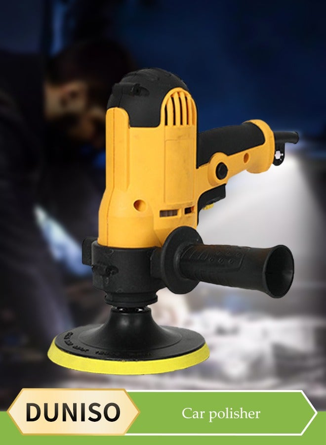 DUNISO Cordless Car Buffer Polisher, 6 Gears of Speeds Portable Polishing Waxer Machine Kit, Car Polishing Kit for Waxing/Polishing/Scratch Repair - Image 1