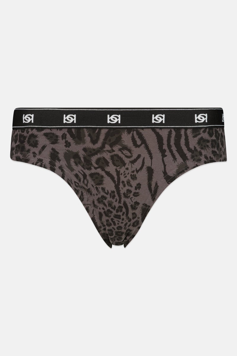 bebe Women 3 Pieces Graphic Print Cheeky Panties, Multicolor - Image 4