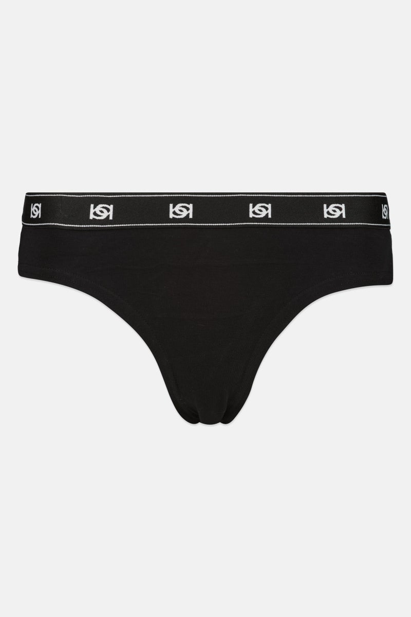 bebe Women 3 Pieces Graphic Print Cheeky Panties, Multicolor - Image 3