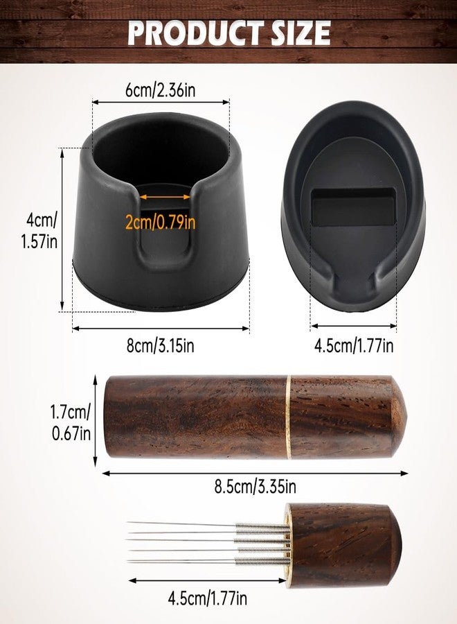 WeiLingBo Coffee Tamper Base for Espresso Machine,Improves Tamping Stability and Extraction,Prevents Portafilters from Damaging the Counter,Espresso Coffee Stirrer Distribution Tool - Image 2