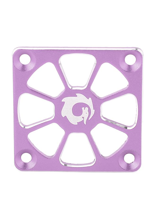 Loquat RC Cooling Fan Cover 1.57in Wide Aluminium Alloy Easy Installation RC ESC Cooling Fan Cover for Repair Replacement Purple - Image 1