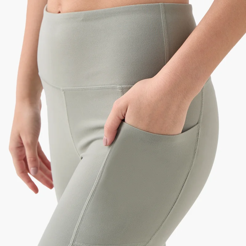 ADOT by Splash Panelled Leggings with Pockets and Elasticated Waistband