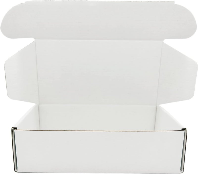 MALANI STORES 3Ply Corrugated Box/Shipping Boxes/Packaging Boxes 7X4X2 inch selflock white corrugated 3ply box_Pack of -25 - Image 2