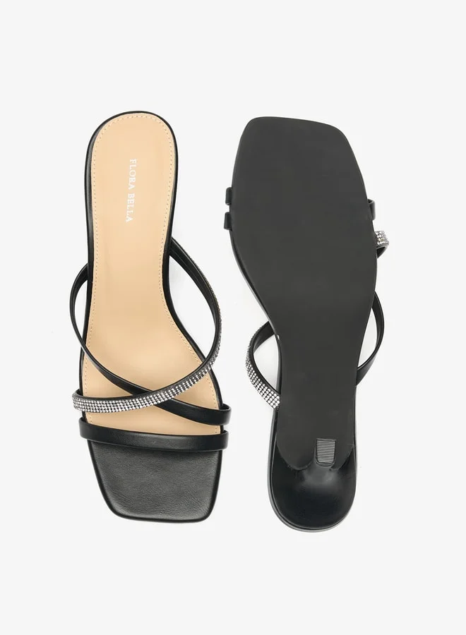 Flora Bella By Shoexpress Women Evening Slip On Strap Sandals