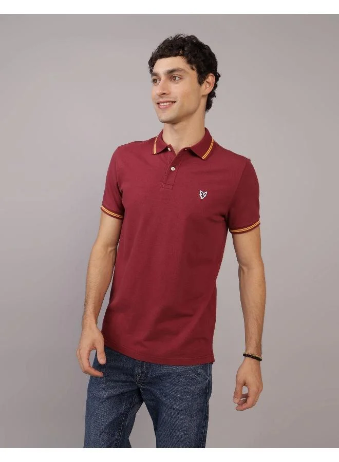 امريكان ايجل AE Tipped Flex Pique Polo Shirt