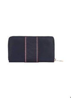 TOMMY HILFIGER Women's Corporate Zip-Around Wallet - Polyamide, Blue  - Image 2
