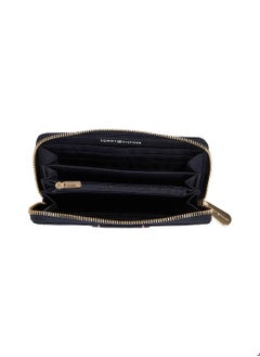 TOMMY HILFIGER Women's Corporate Zip-Around Wallet - Polyamide, Blue  - Image 3