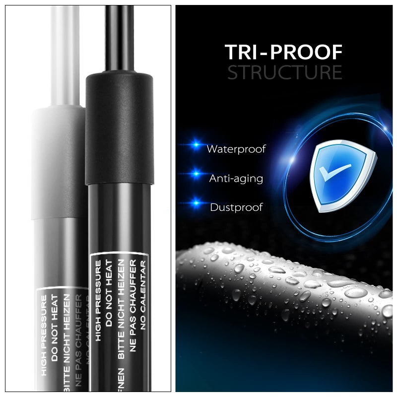 YHTAUTO 2PCS Rear Hatch Lift Supports Struts Gas Spring Shocks Replacement for 2012-2017 Hyundai Veloster Hatchback with Wiper - Image 4