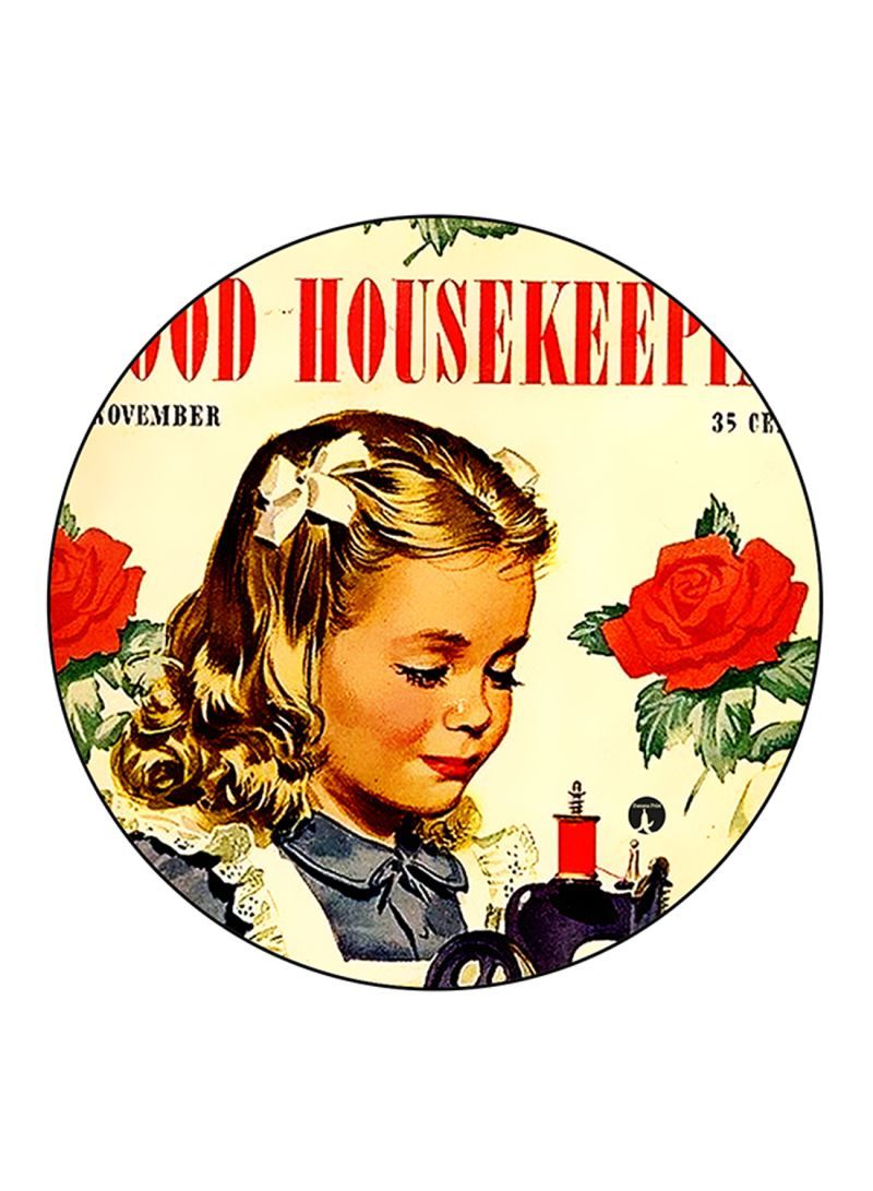 RKN Vintage Art Printed Fridge Magnet Multicolour - Image 2