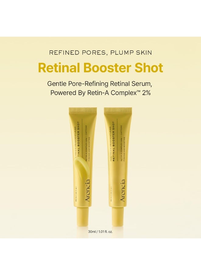 arencia Retinal Booster Shot Serum, Face and Eye Serum Moisturizer with Caffeine and Ectoin for Mature Skin, Pore Minimizing, Fine Lines & Wrinkles, Korean Skincare - Image 2