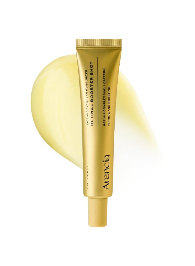 arencia Retinal Booster Shot Serum, Face and Eye Serum Moisturizer with Caffeine and Ectoin for Mature Skin, Pore Minimizing, Fine Lines & Wrinkles, Korean Skincare - Image 1