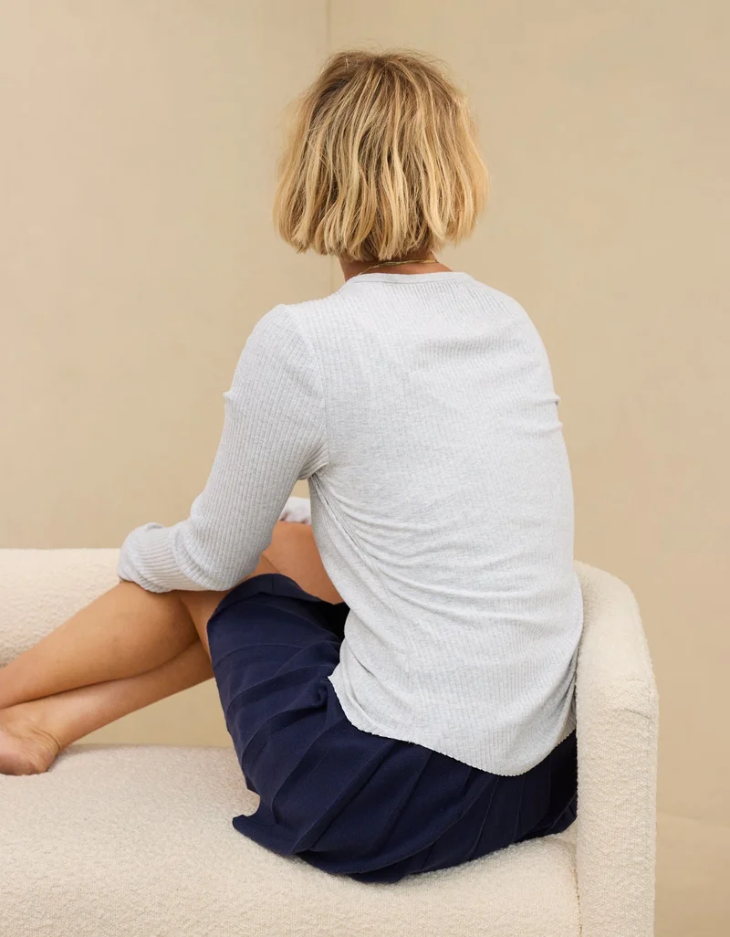 Aerie Aerie Essential Henley Layering T-Shirt