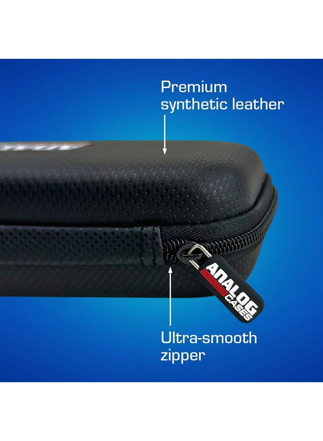 Analog Cases GLIDE Case for Korg Volca Series or comparable synthesizers (transport case made of waterproof imitation leather, with robust rubber handle), black - Image 5