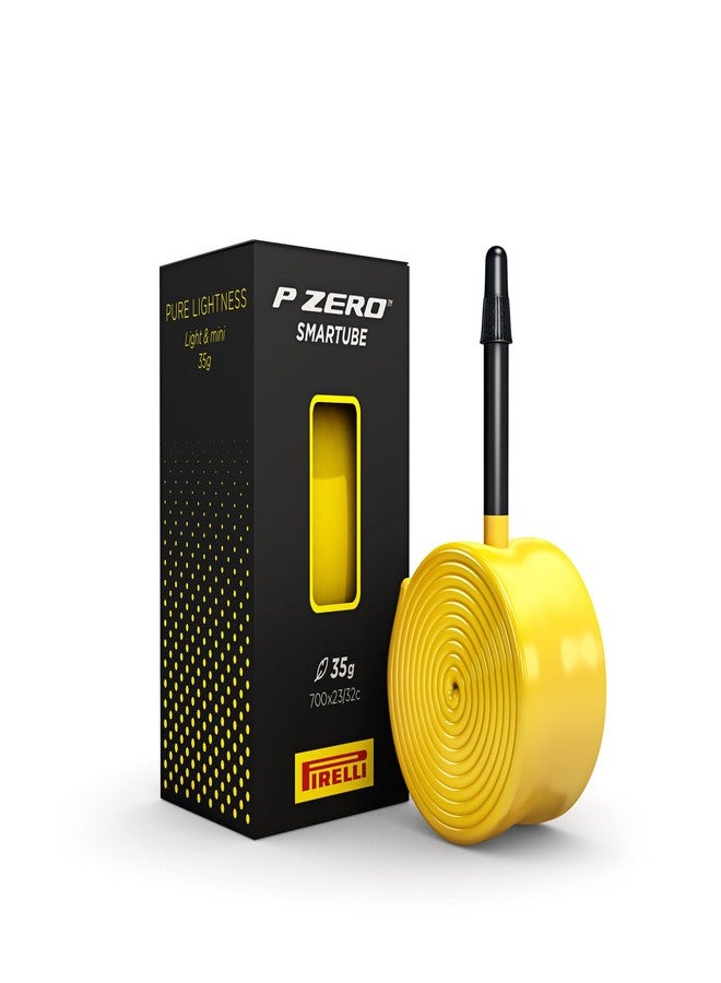 Pirelli P Zero SmarTUBE 23/32-622, Presta 60mm Valve - Ultimate Puncture Resistance, Low Weight, Road Bike Cycling Essentials - Bicycle Tire Tube