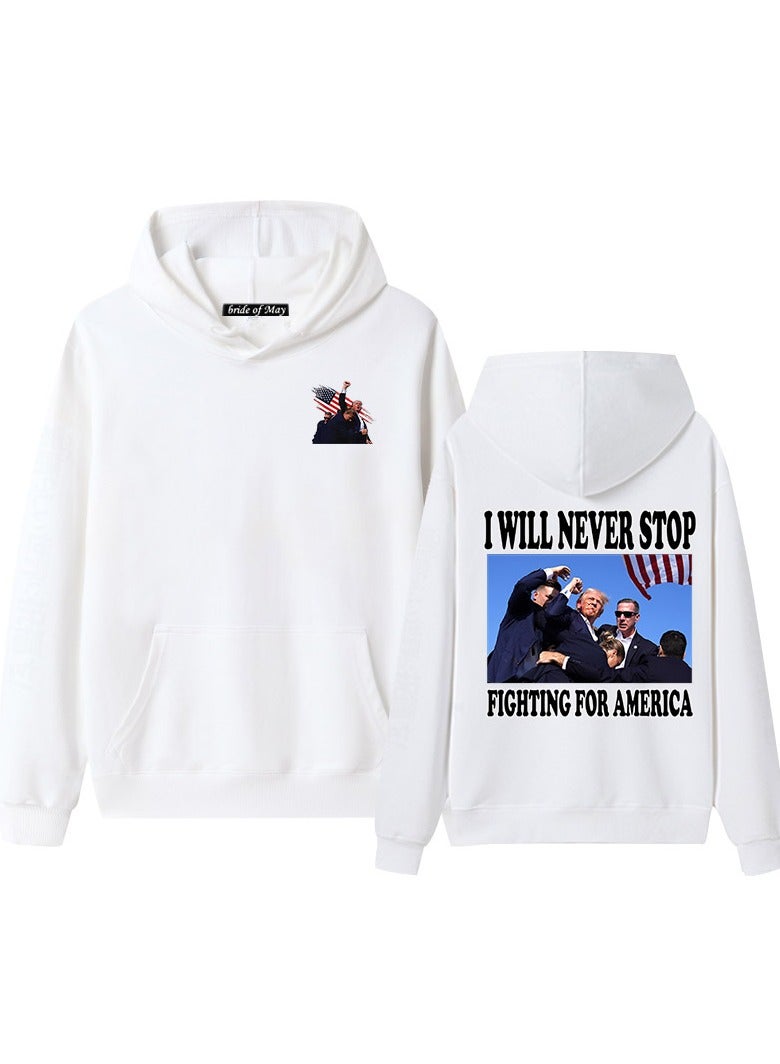KUYING New Trump Print Hoodie - Image 1